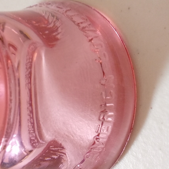 Rare Vintage Rose Glass Bell Telephone of America Paperweight - Picture 5 of 6